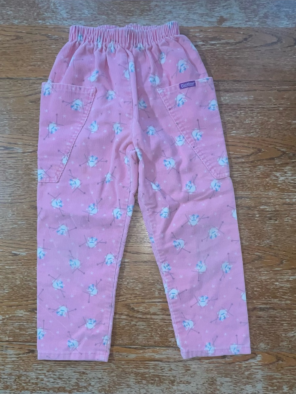 Vintage 70s Oshkosh Snow Bunny Pull-Up
Pink Corduroy Pants Size 5 Girls